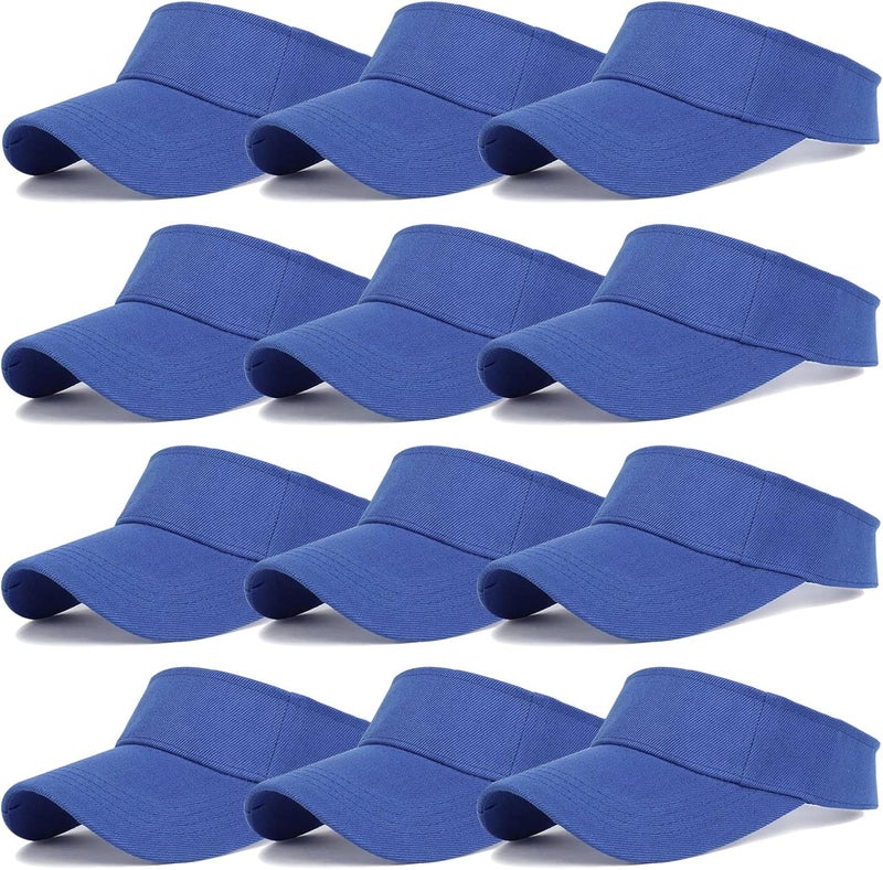 Ultrafun Unisex Sports Sun Visor Adjustable UV Protection Sun Hat Cap for Beach Pool Golf Tennis - Image 1